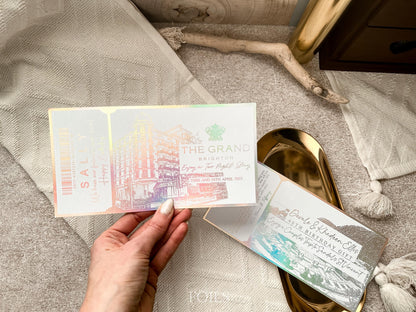 Hotel Reservation Foil Ticket