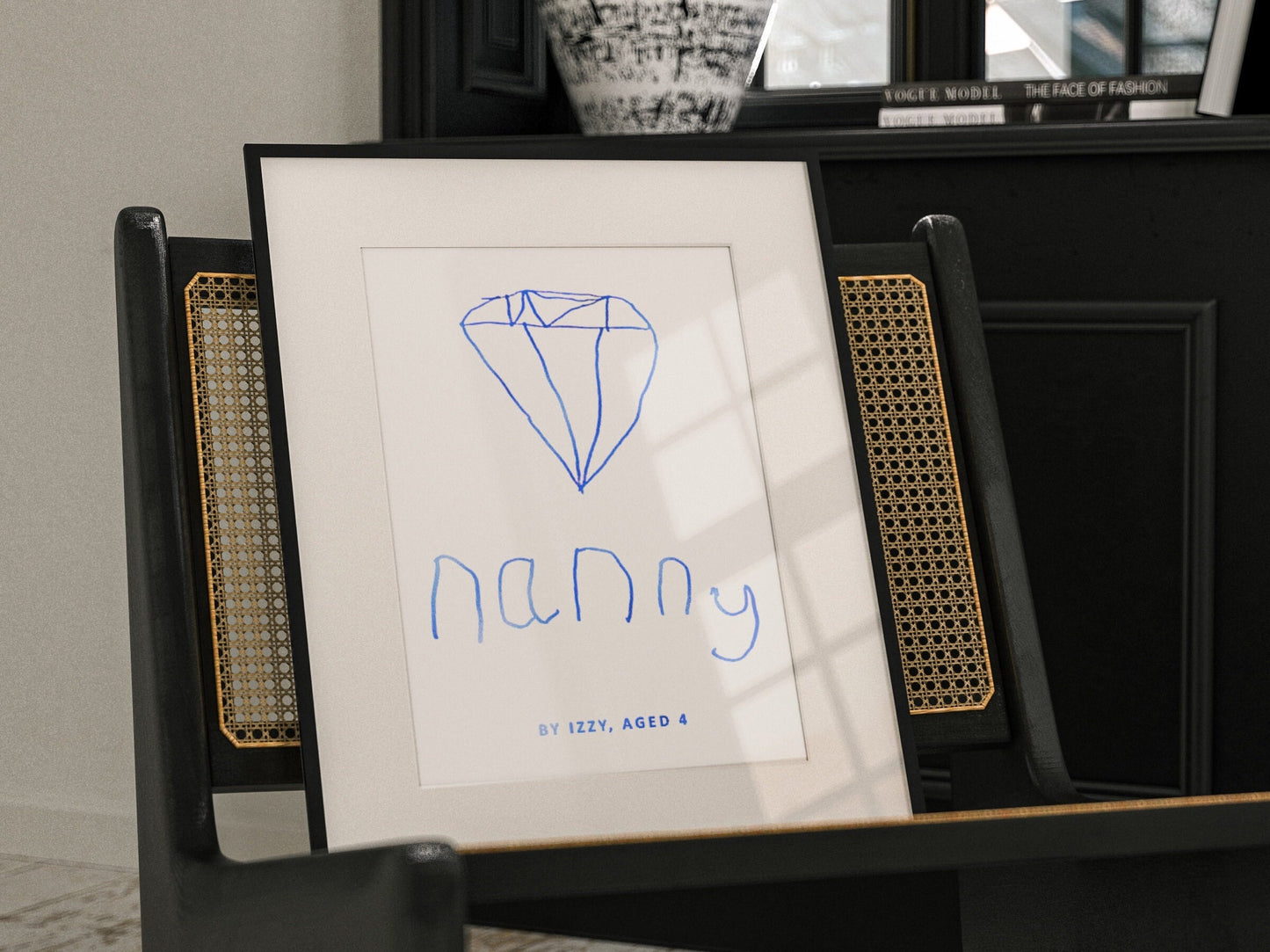 Your Child's Drawing in Foil