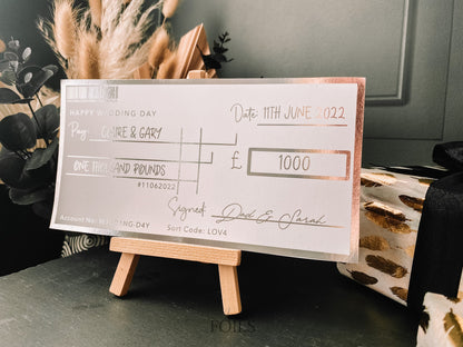 Foil Cheque